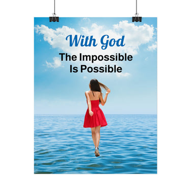 Poster, Walk on Water Woman